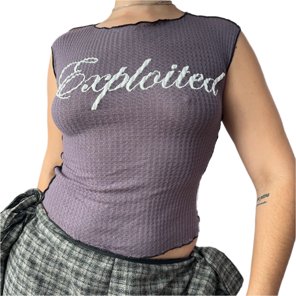Exploited Purple Tank Top (S/M)