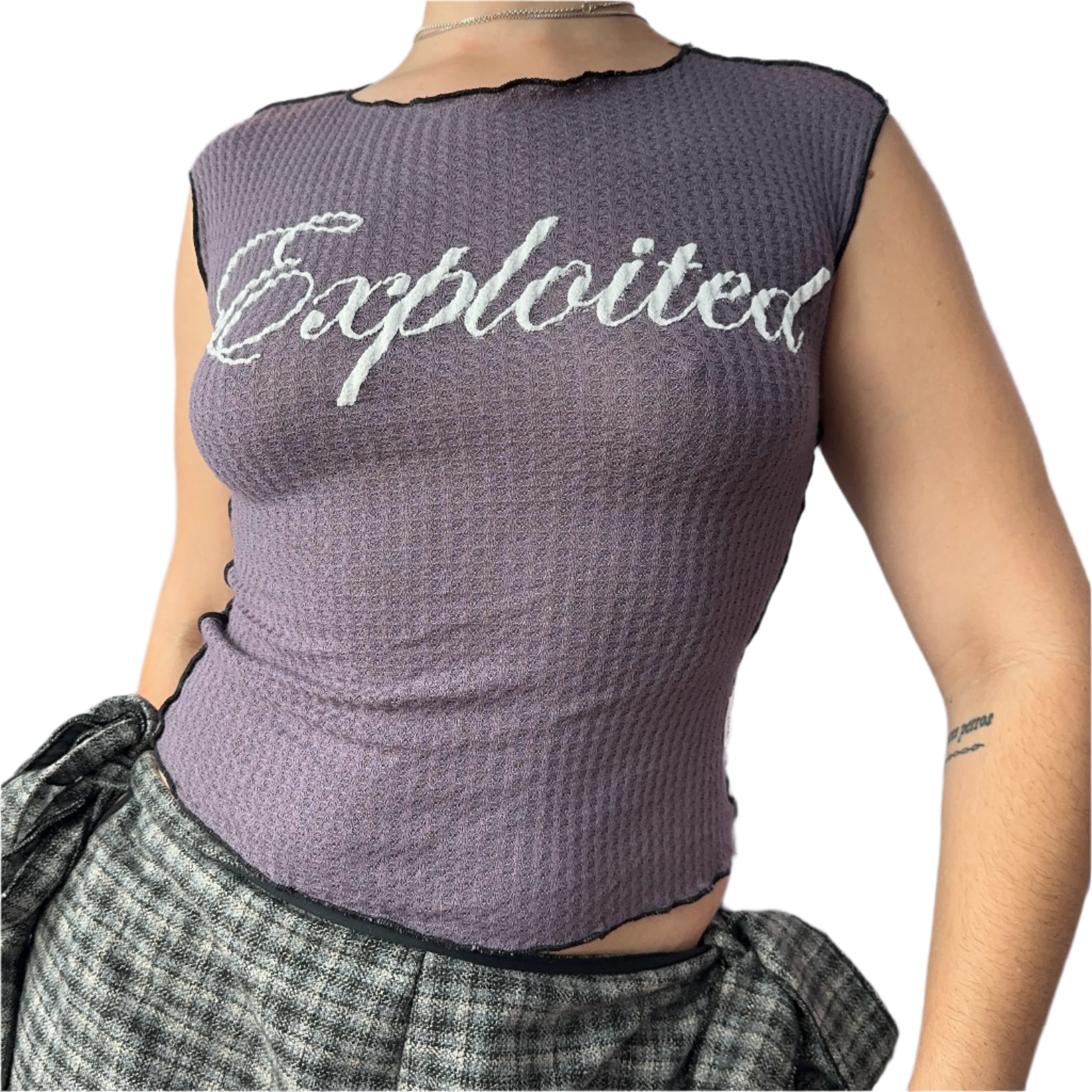 Exploited Purple Tank Top (S/M)