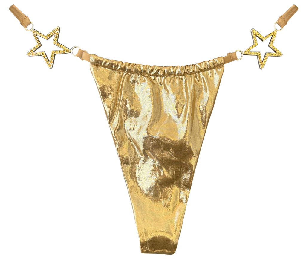Charmed Bikini Bottom Gold (XS-XL)