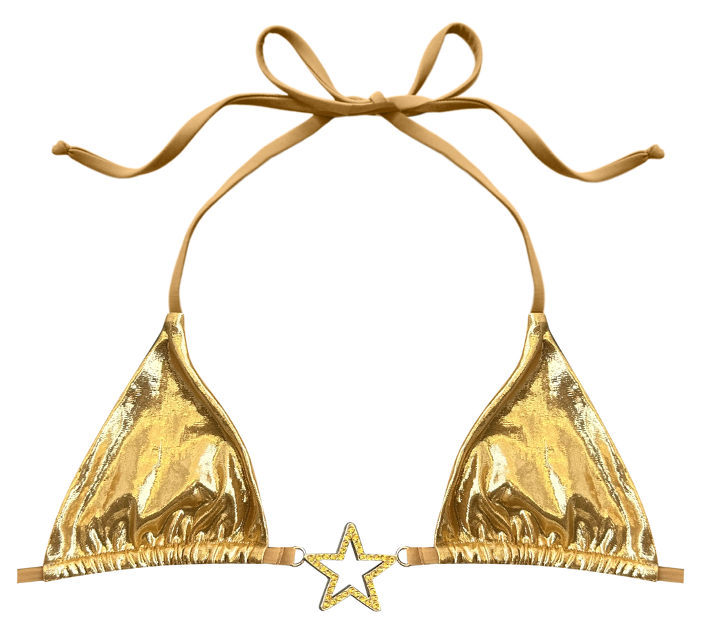 Charmed Bikini Top Gold (XS-XL)