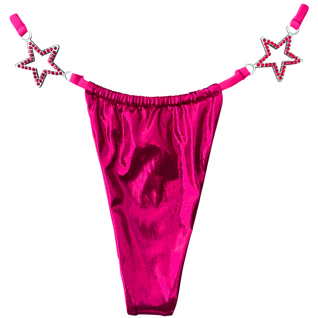 Charmed Bikini Bottom Hot Pink (XS-XL)