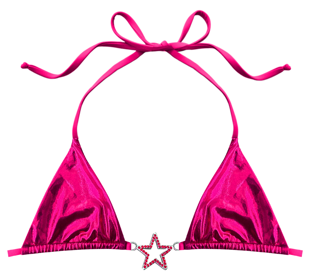 Charmed Bikini Top Hot Pink (XS-XL)