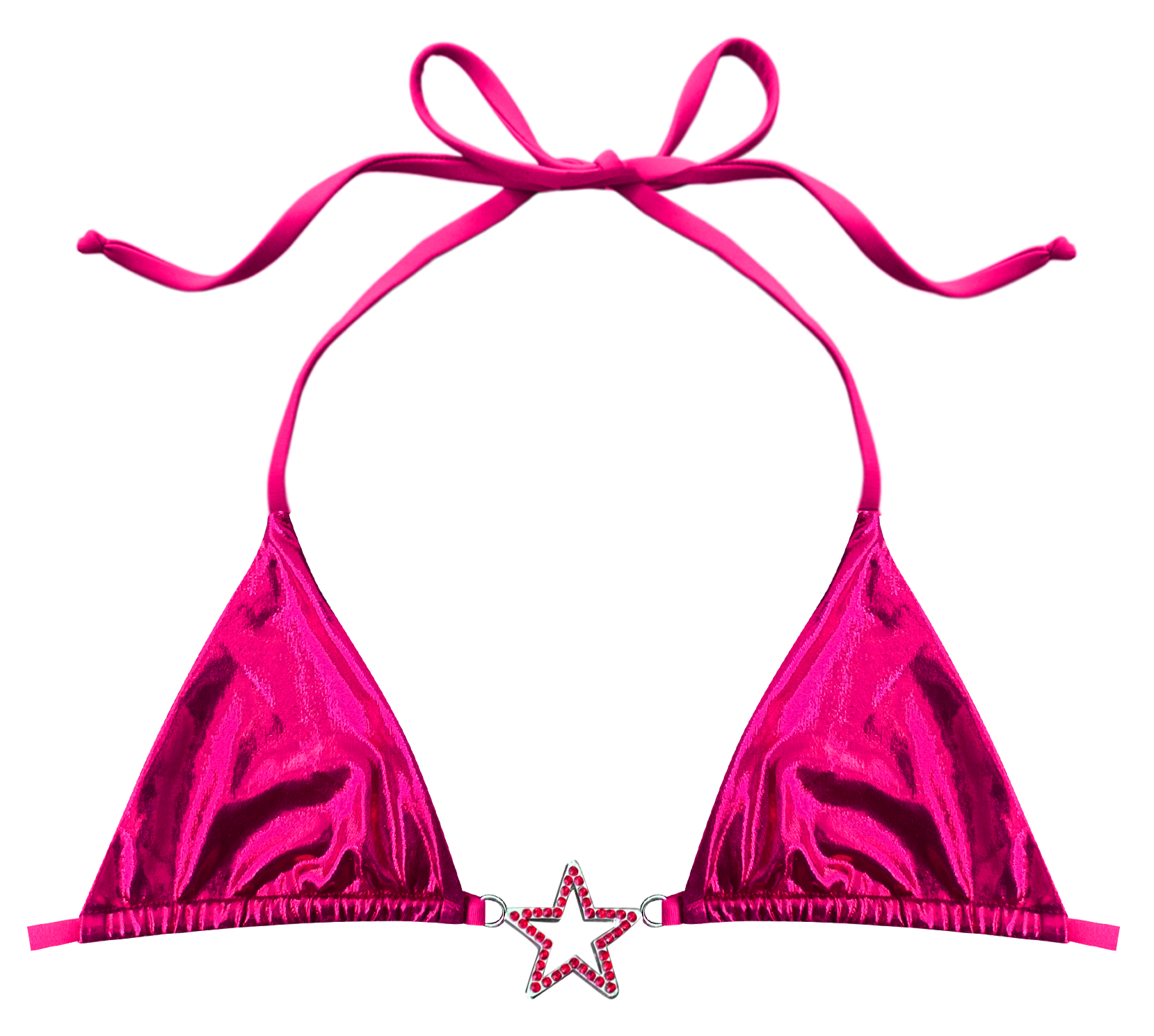 Charmed Bikini Top Hot Pink (XS-XL)