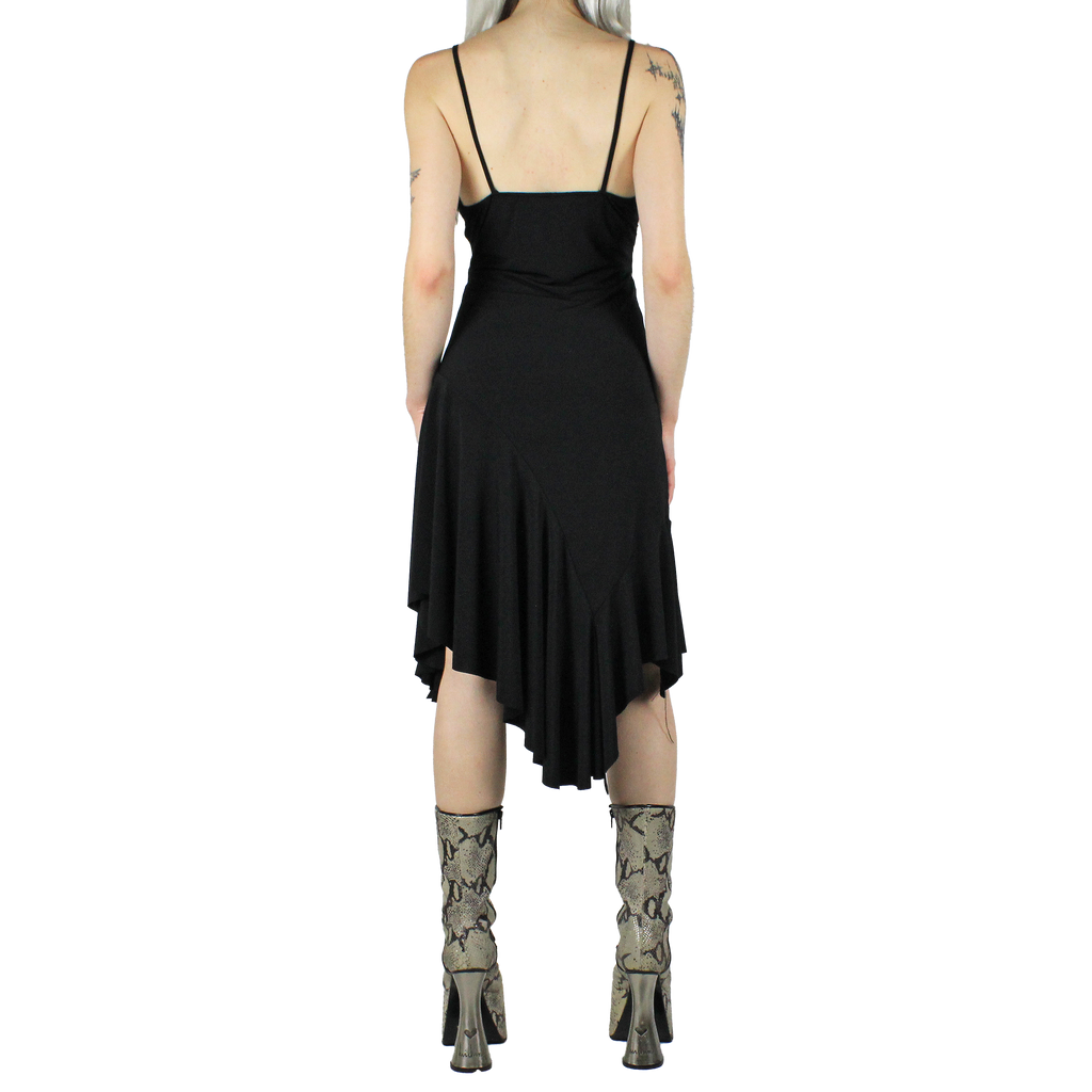 Euro Vintage Asymmetric Dress (S)