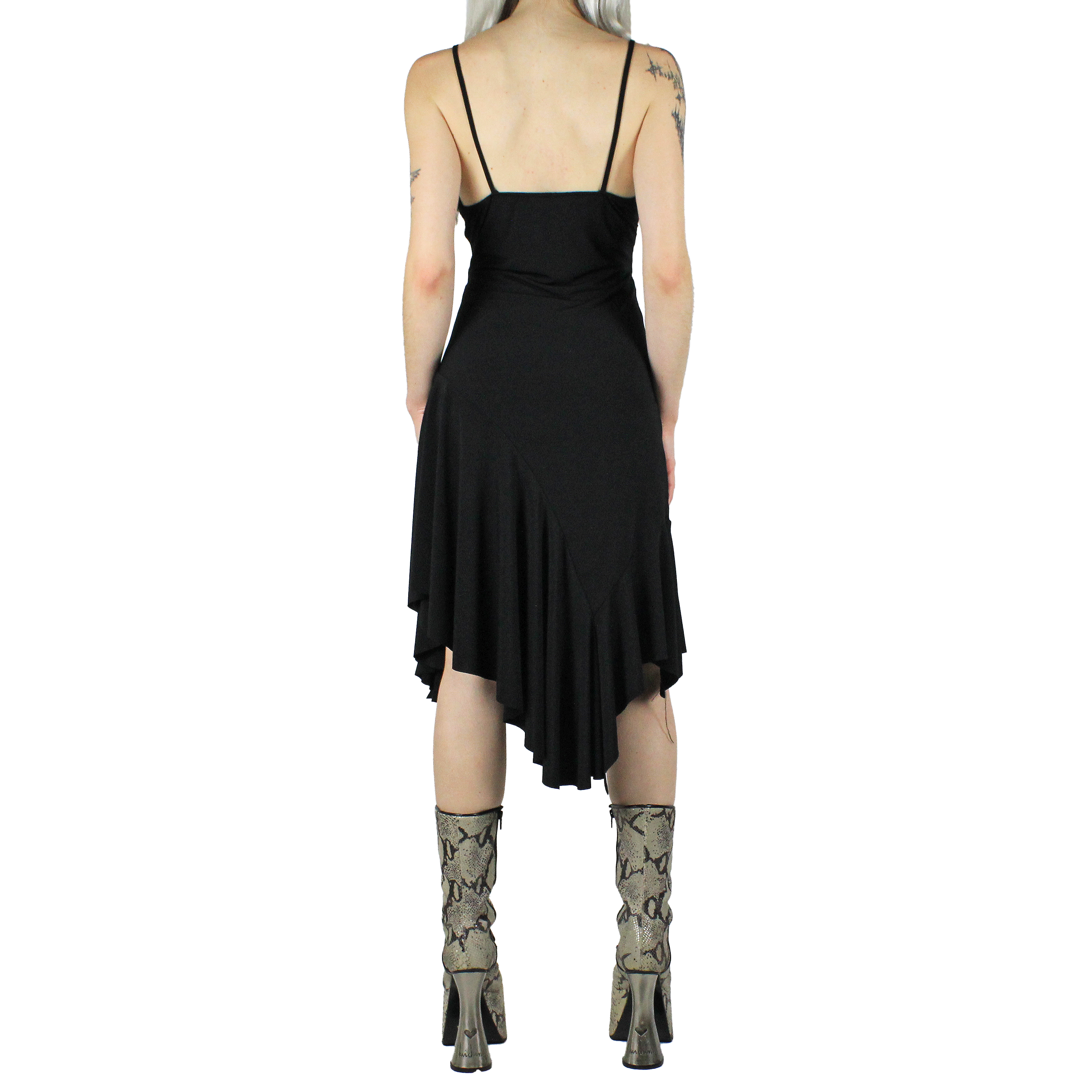 Euro Vintage Asymmetric Dress (S)