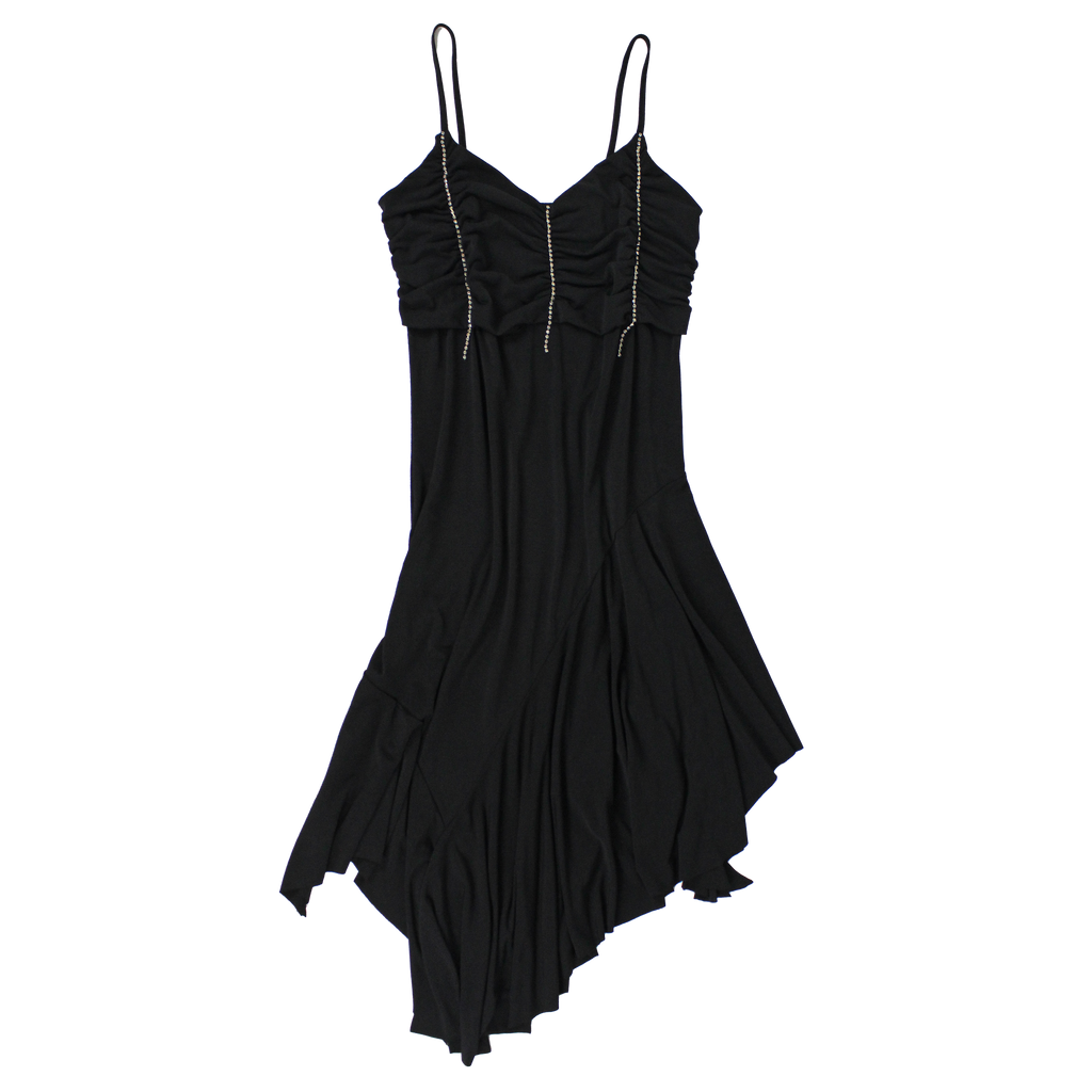 Euro Vintage Asymmetric Dress (S)