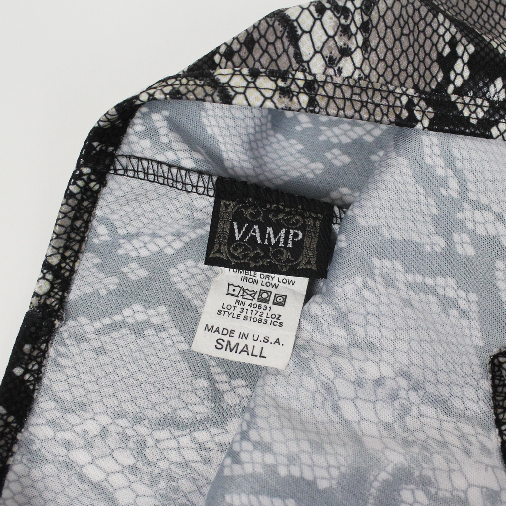 90s Snakeskin Halter Dress (S)