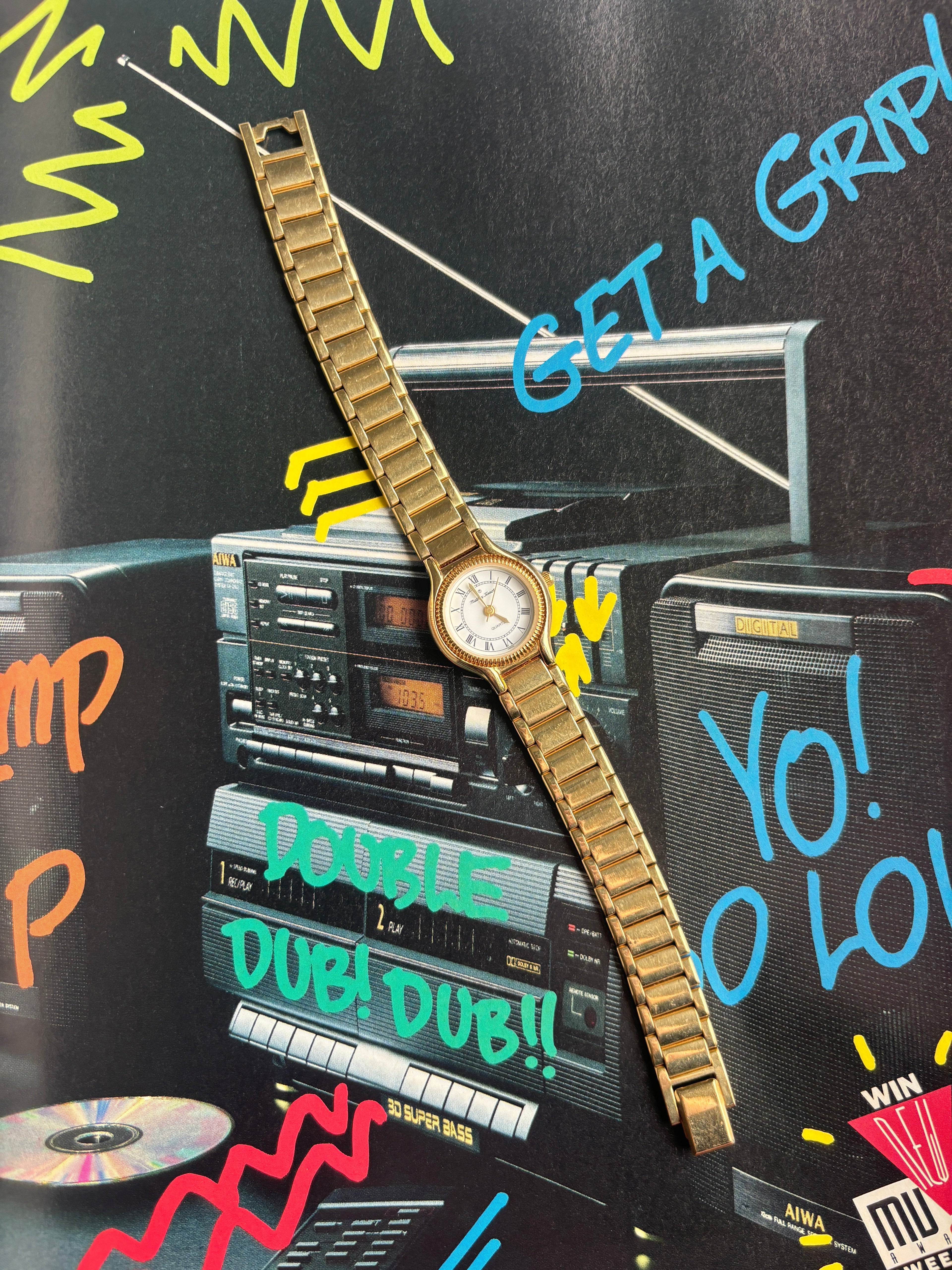 Classic Vintage Gold Cocktail Watch