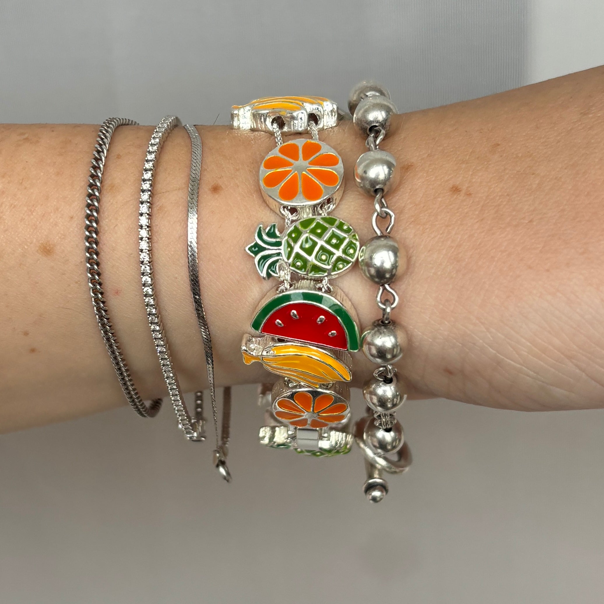 Fruity Sliding Charm Watch