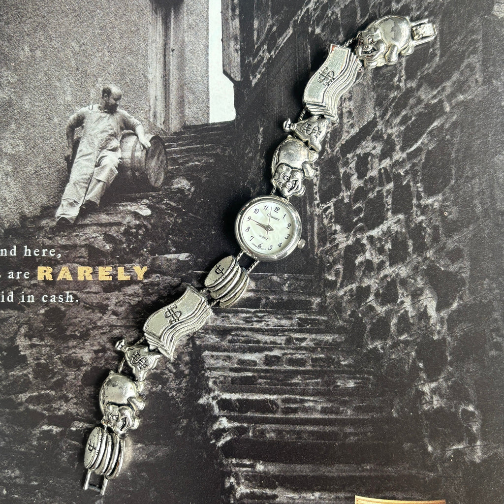 Money Hungry Sliding Charm Watch