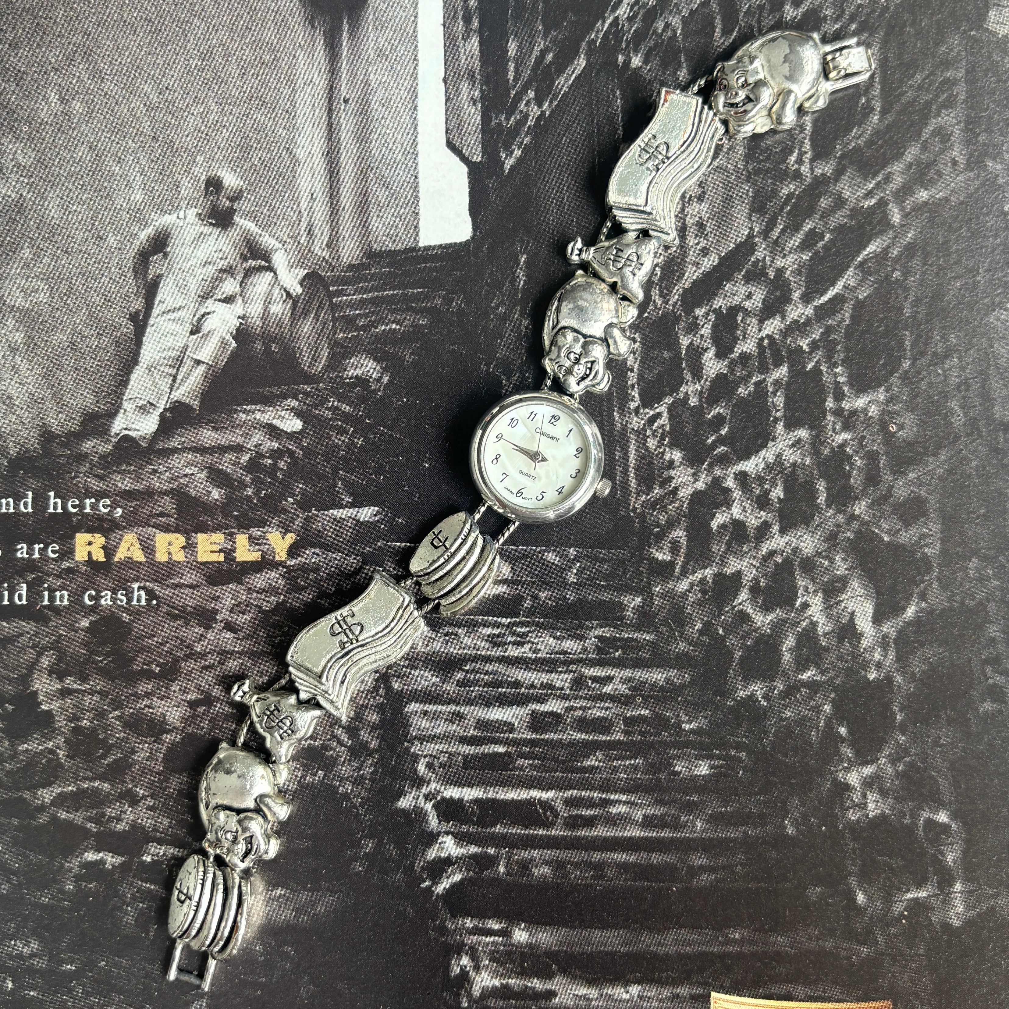 Money Hungry Sliding Charm Watch