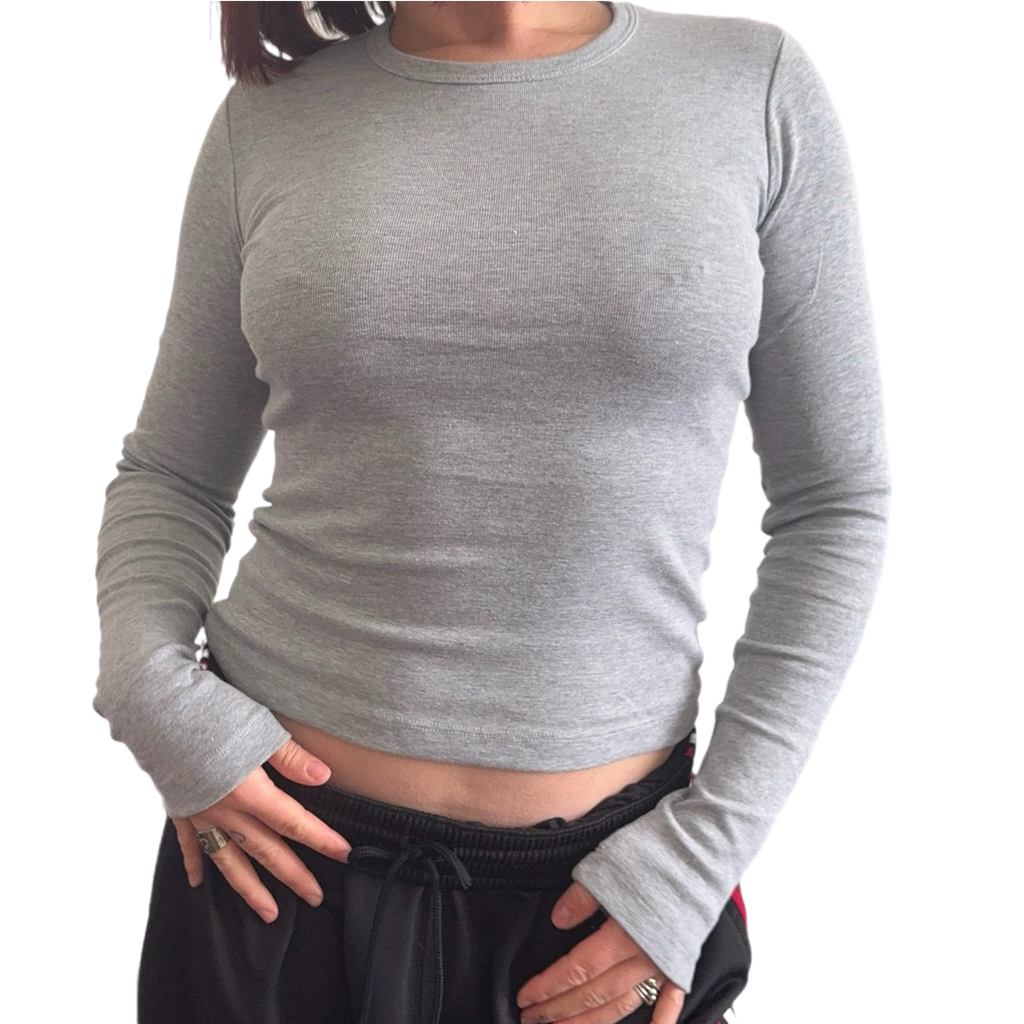 The Gray Logo Long Sleeve (XS-2X)
