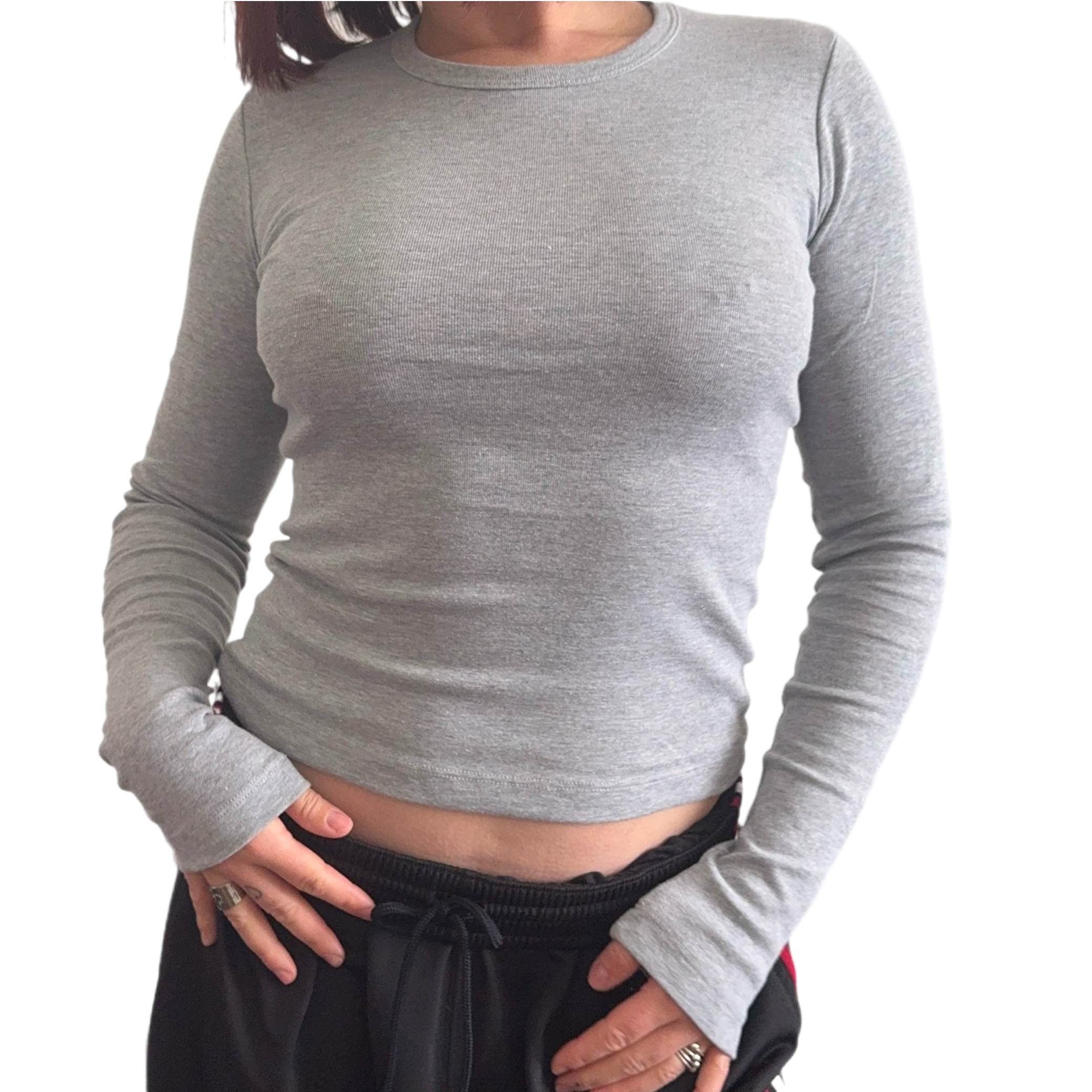 The Gray Logo Long Sleeve (XS-2X)