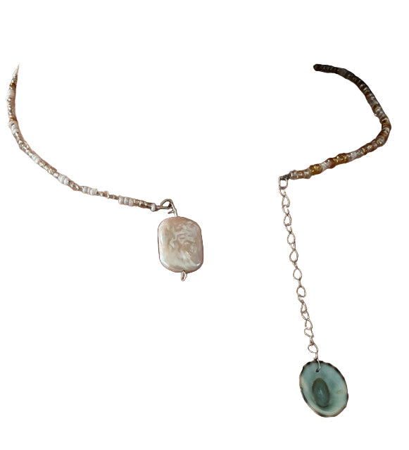 Oyster Beaded Necklace