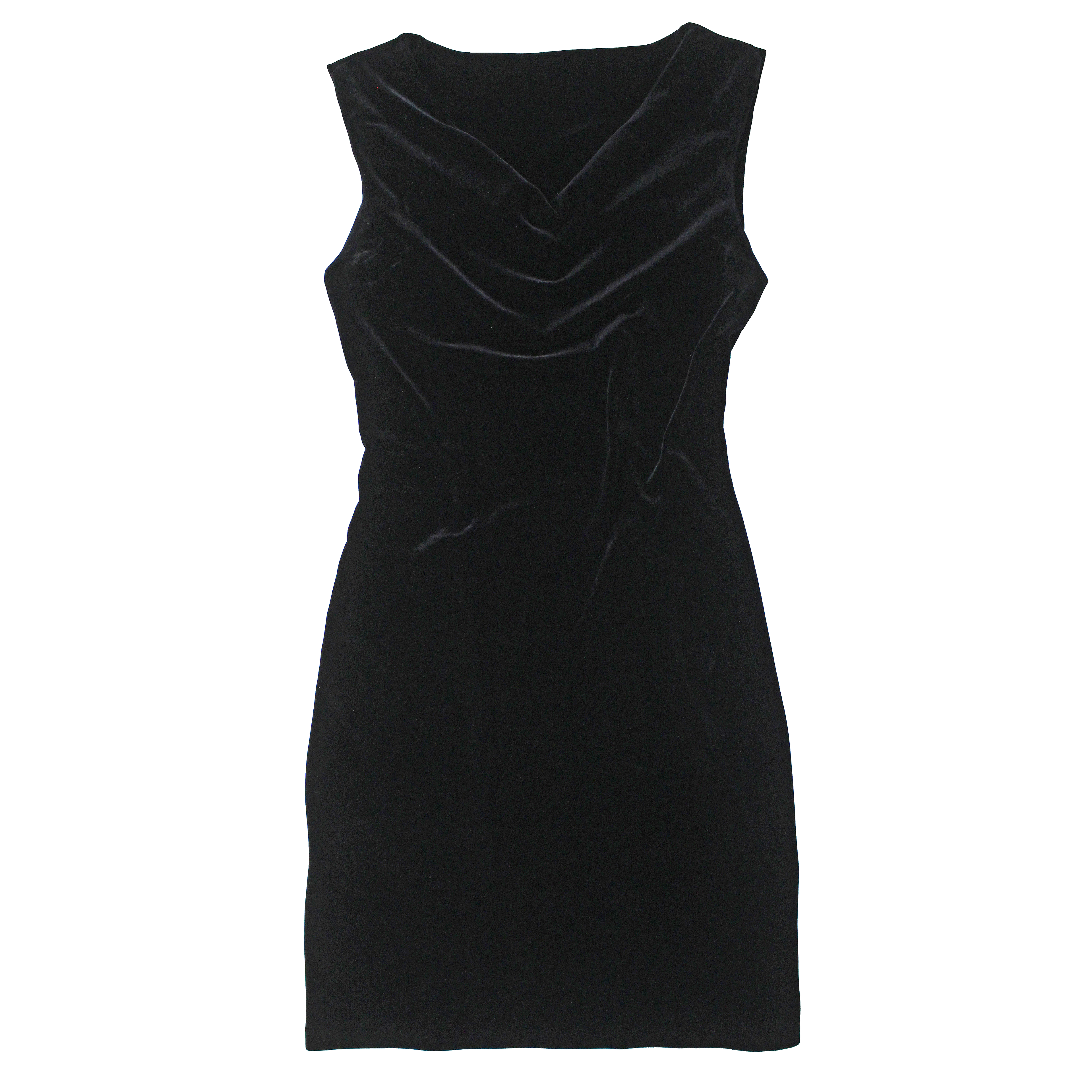 90s French Velvet Dress (XS/S)