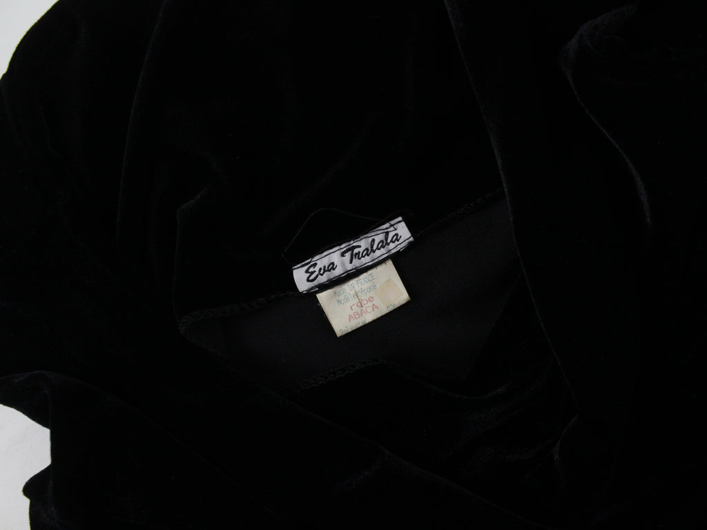 90s French Velvet Dress (XS/S)