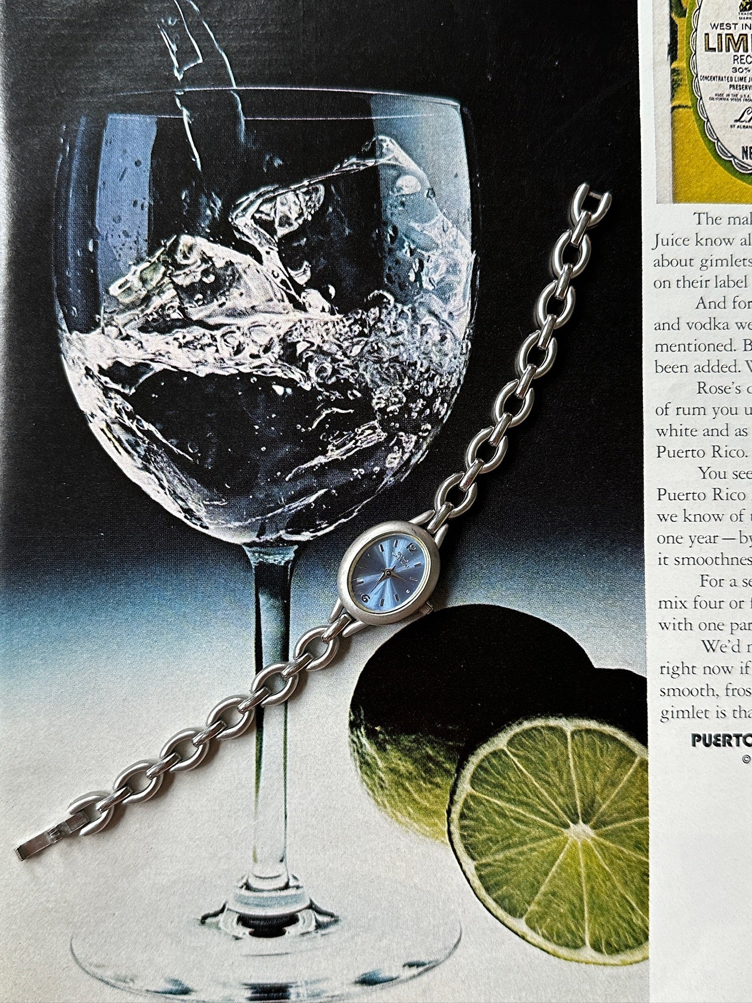 Baby Blue Dial Watch