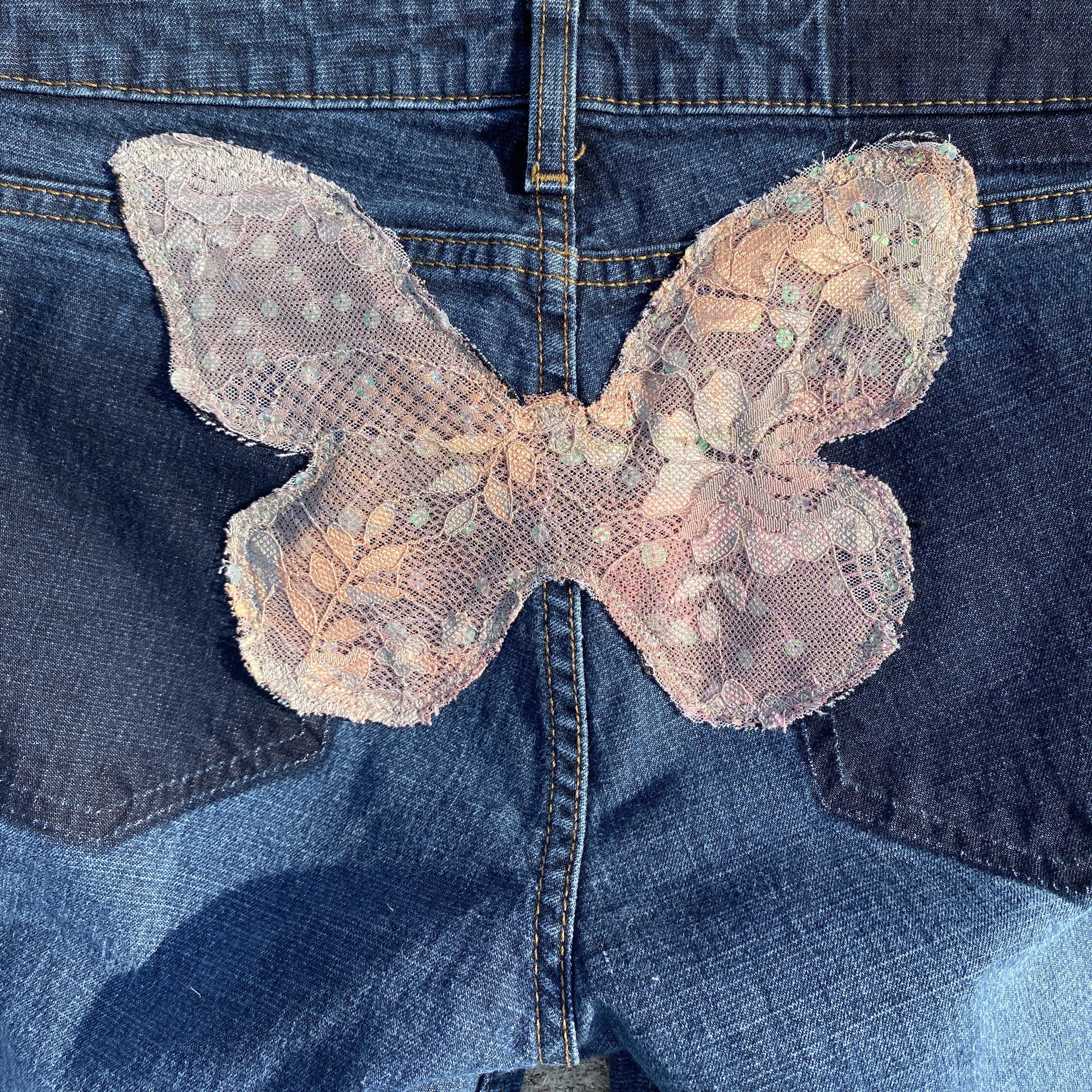 Embellished Lace Fairy Jeans (S)