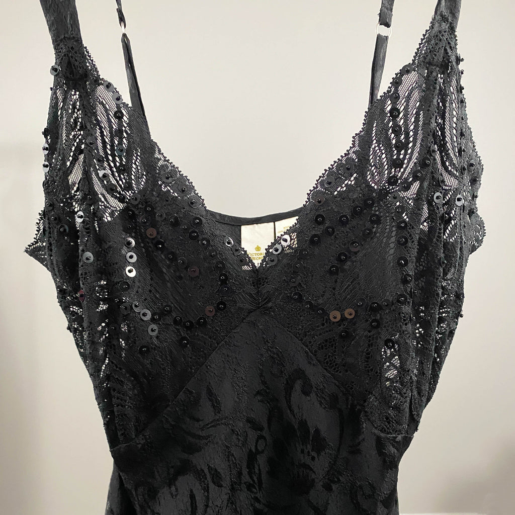 VS Gold Label Embellished Slip Dress (M)