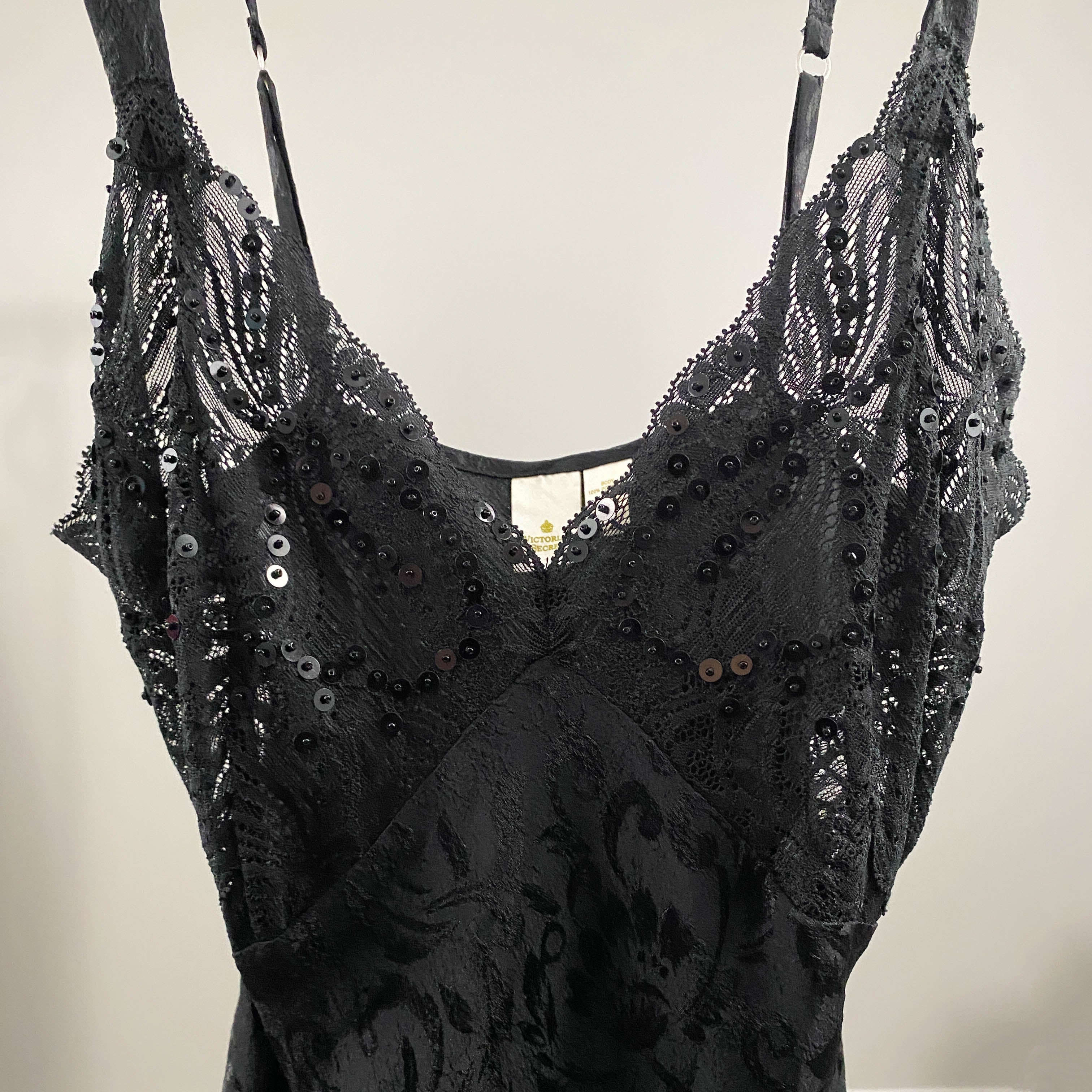 VS Gold Label Embellished Slip Dress (M)