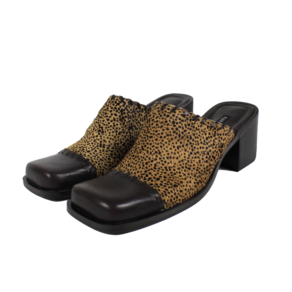 90s Pony Hair Mules (US 6)