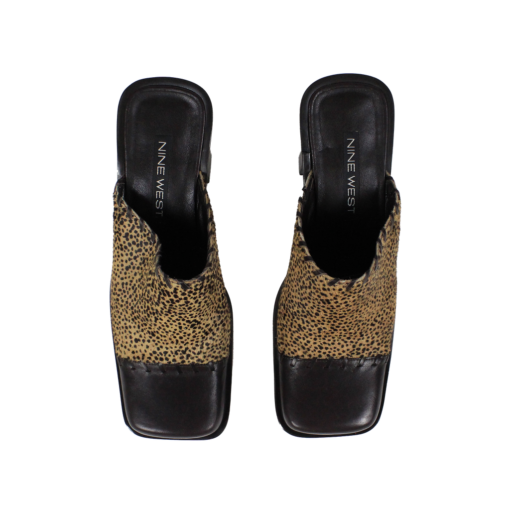 90s Pony Hair Mules (US 6)