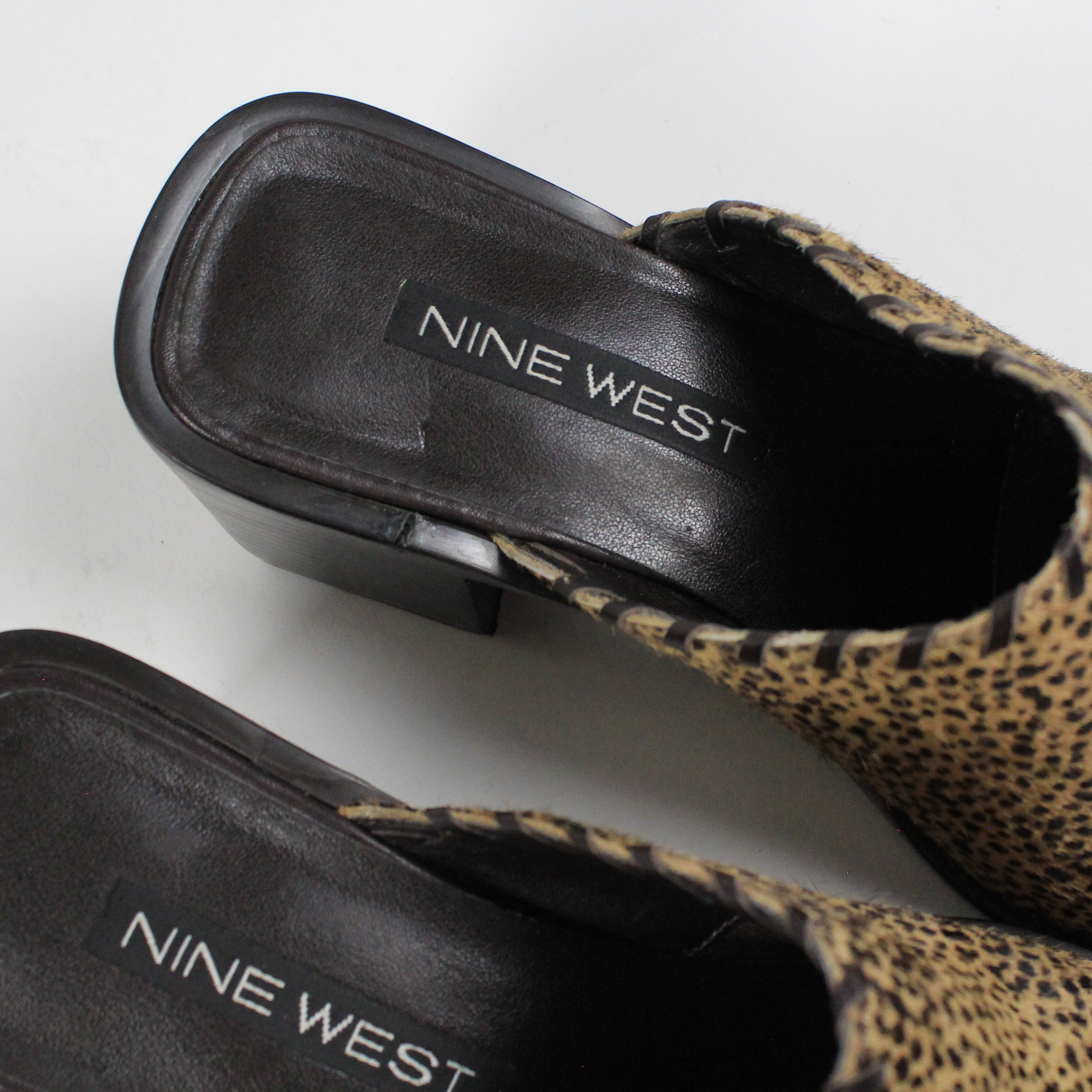 90s Pony Hair Mules (US 6)