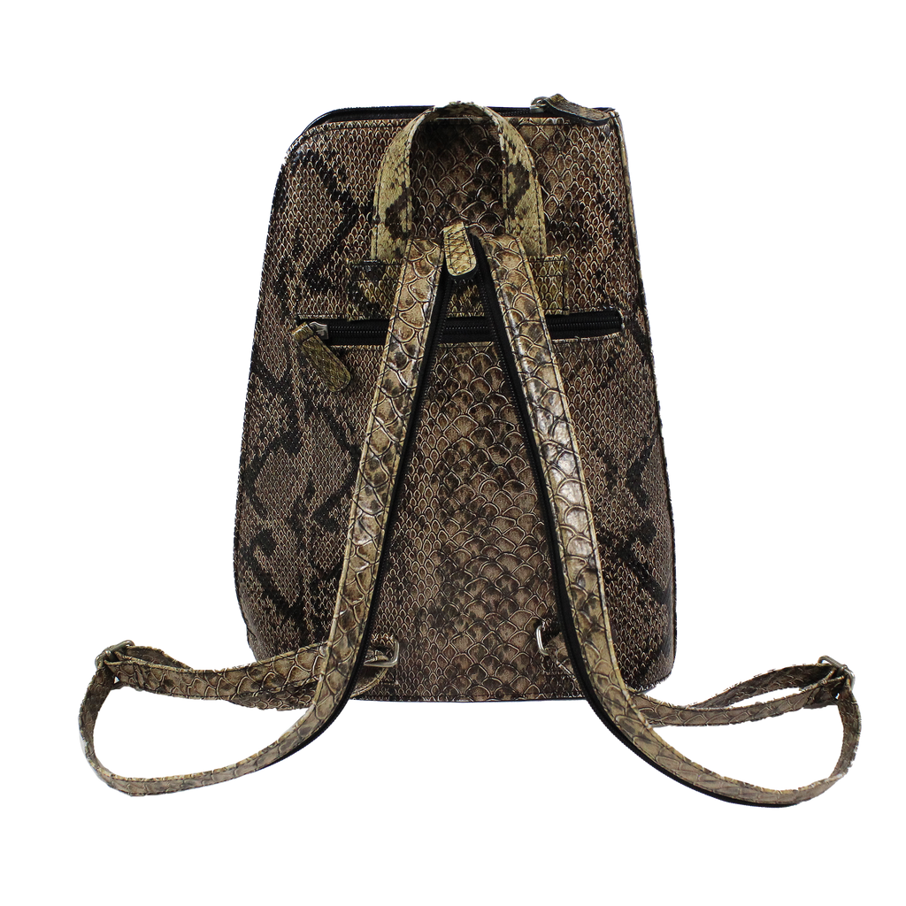 Vintage Python Coffin Backpack