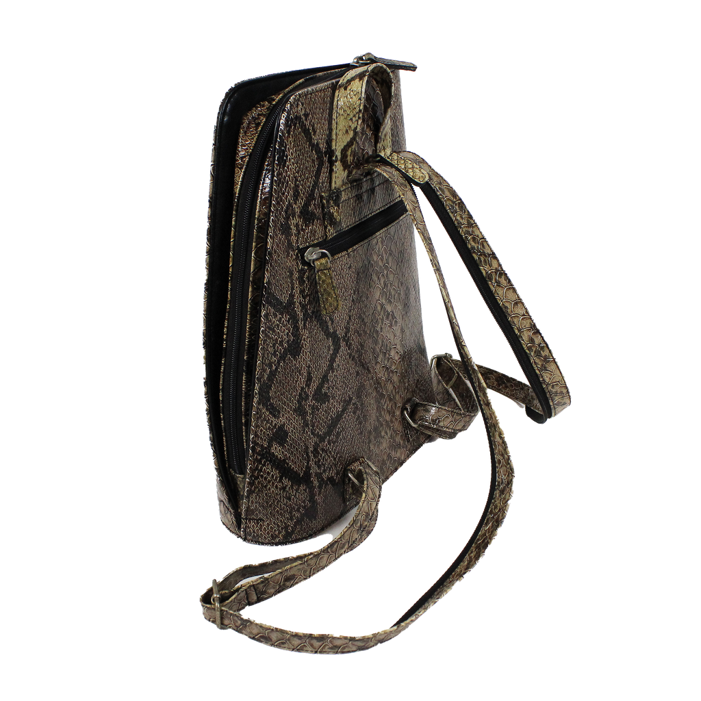 Vintage Python Coffin Backpack