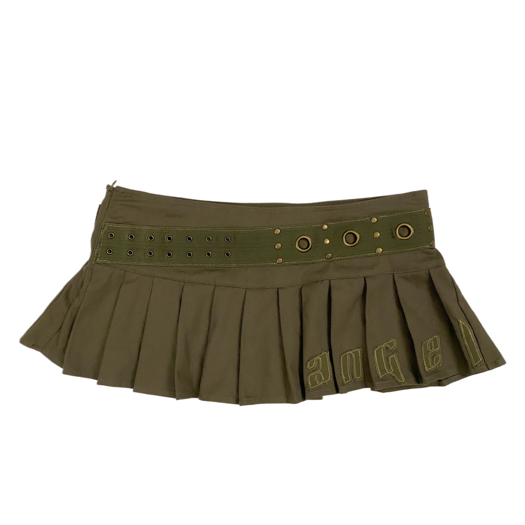 Combat Angel Pleated Mini Skirt (S/M)