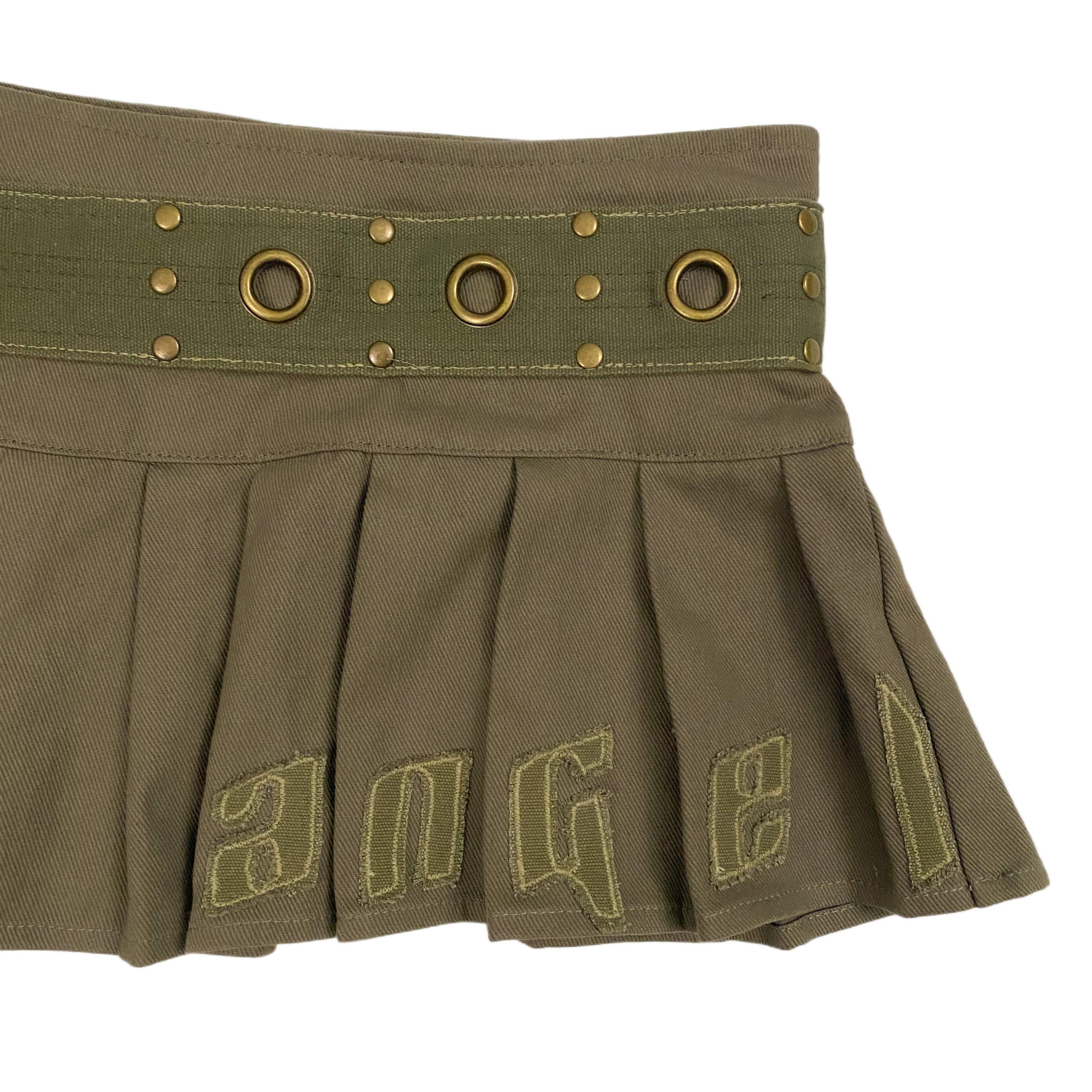 Combat Angel Pleated Mini Skirt (S/M)