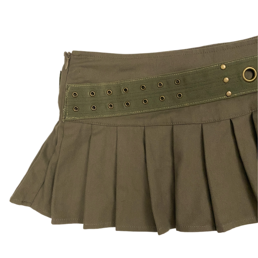 Combat Angel Pleated Mini Skirt (S/M)