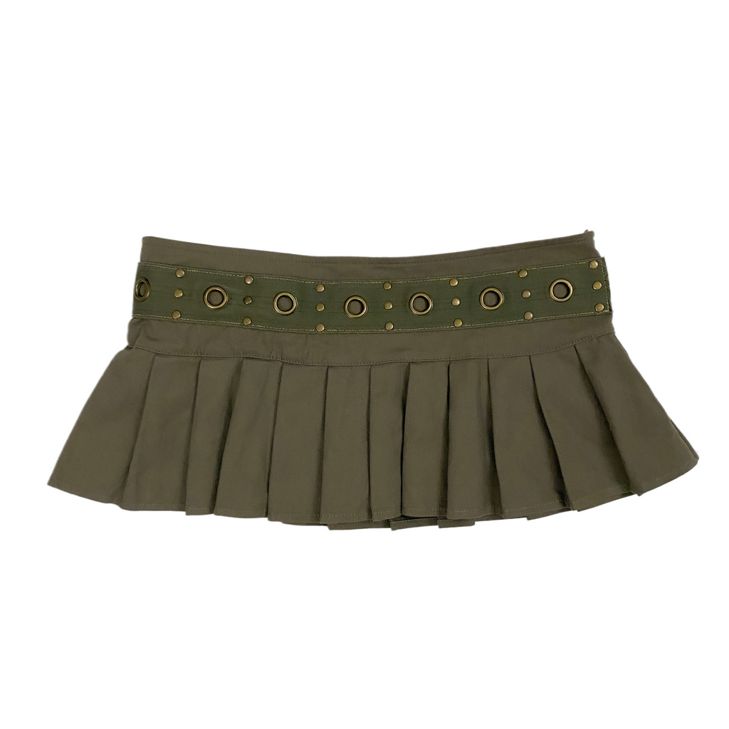 Combat Angel Pleated Mini Skirt (S/M)
