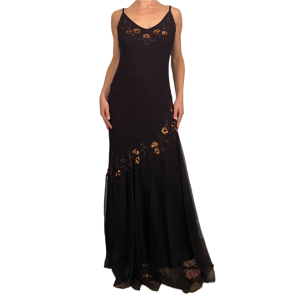 Embellished Silk Fairy Dress + Shrug (S/M)