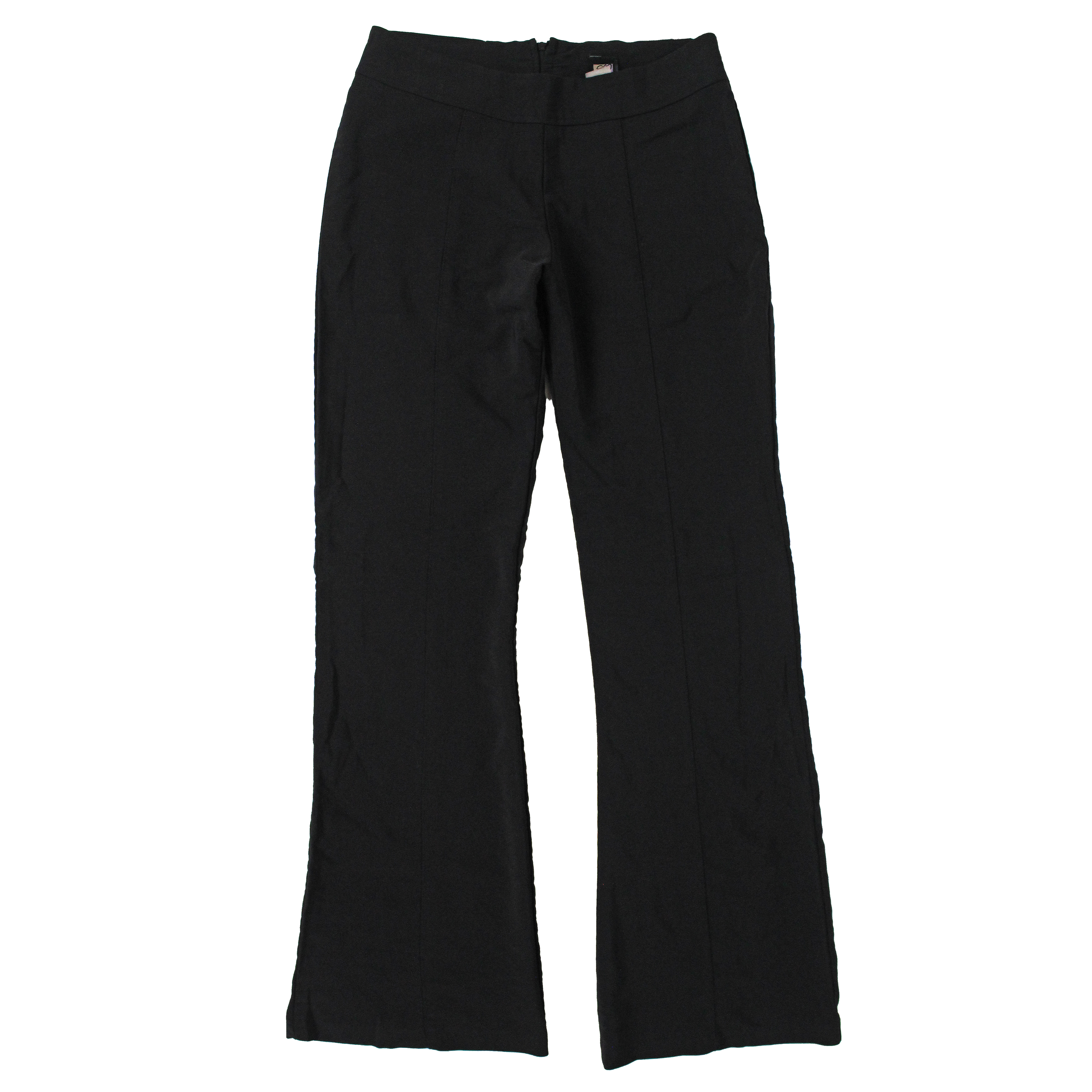 Y2K Slit Black Flares (S)