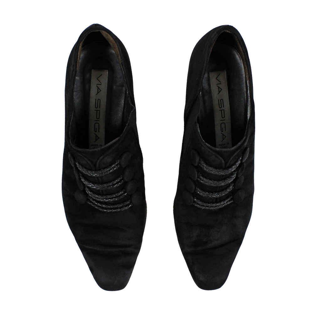 90s Italian Vintage Suede Boots (US 7)