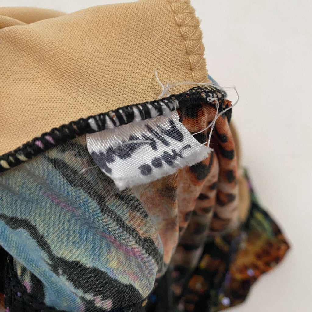 Tiger and Cheetah Print Jumpsuit (XS/S)