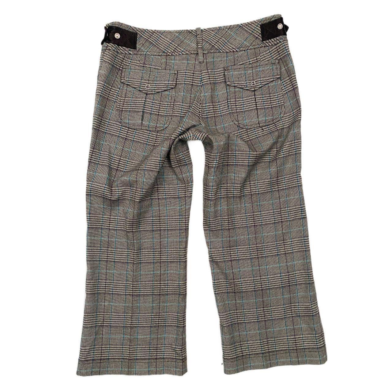 Guess Plaid Trouser Capris (S)