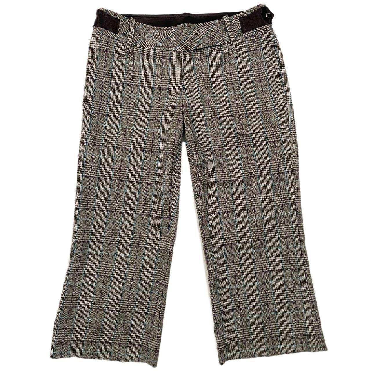 Guess Plaid Trouser Capris (S)
