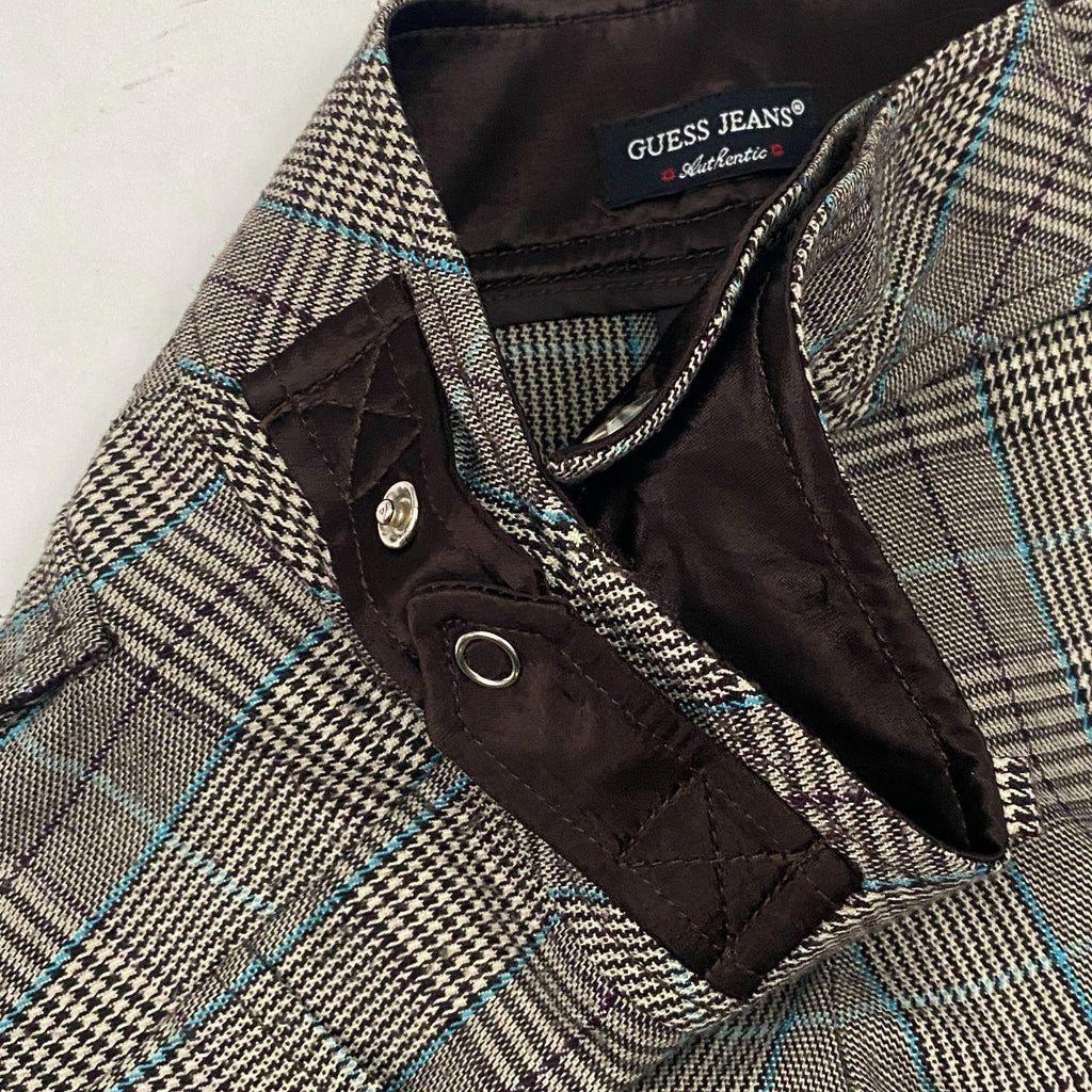 Guess Plaid Trouser Capris (S)