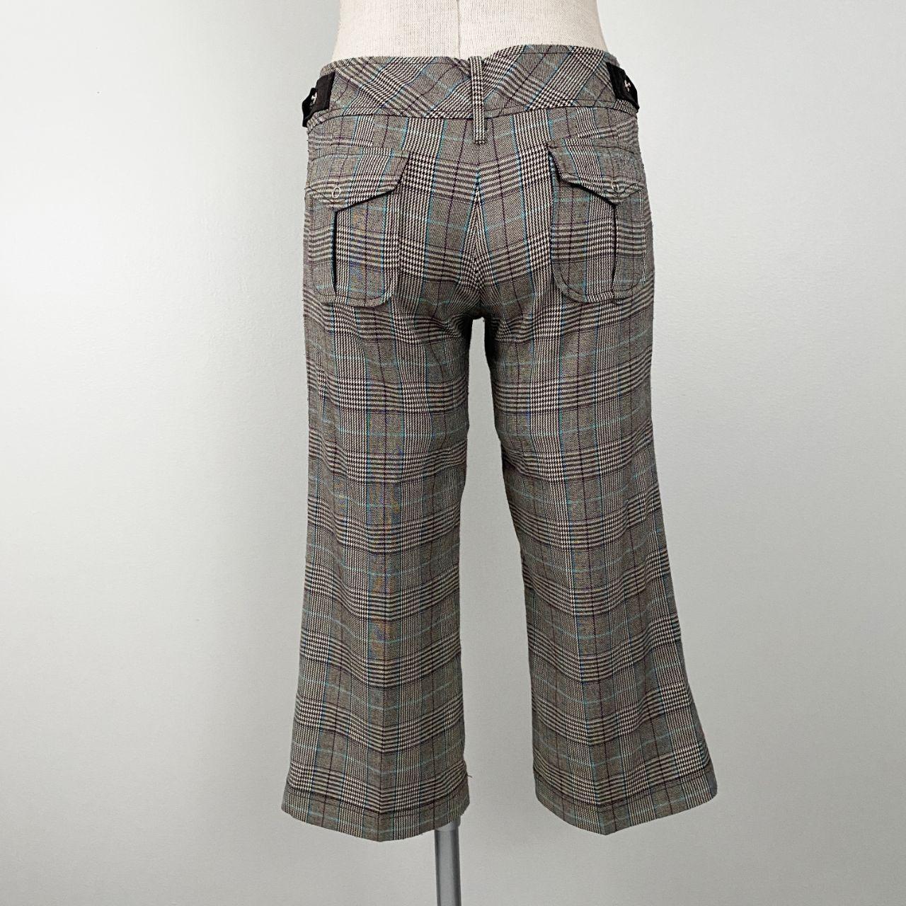 Guess Plaid Trouser Capris (S)