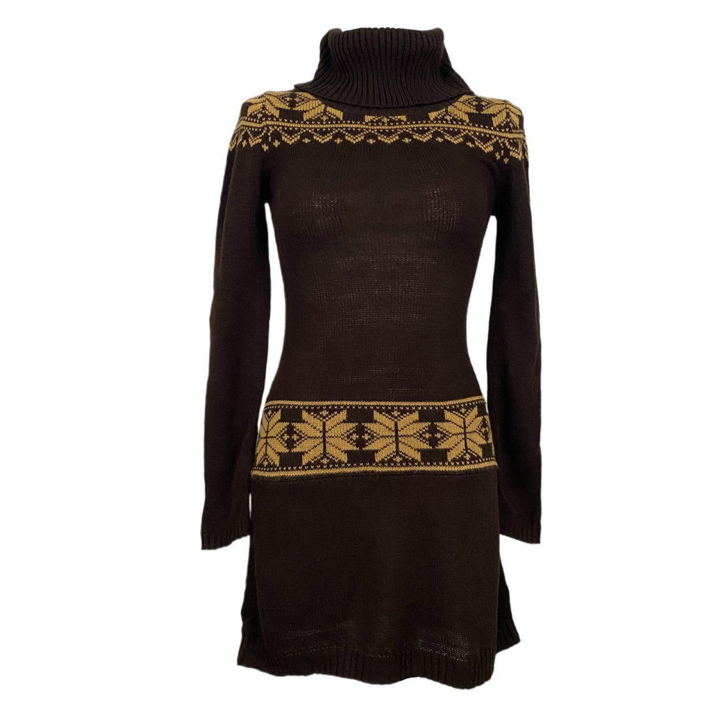 Y2K Mini Sweater Dress (S)