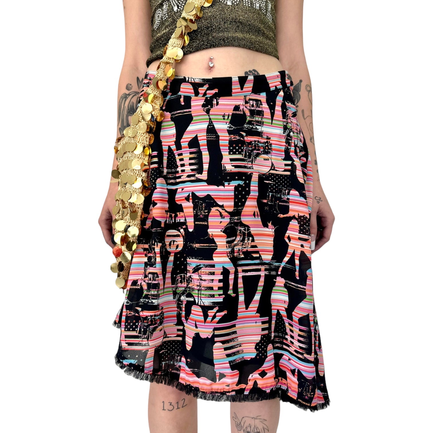 Hysteric Glamour Midi Skirt (S)