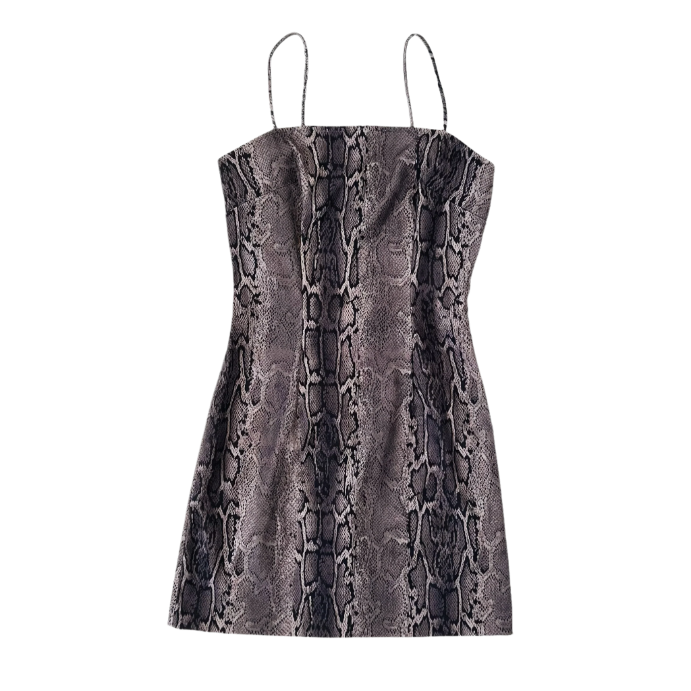 90s Snakeskin Mini Dress (M)