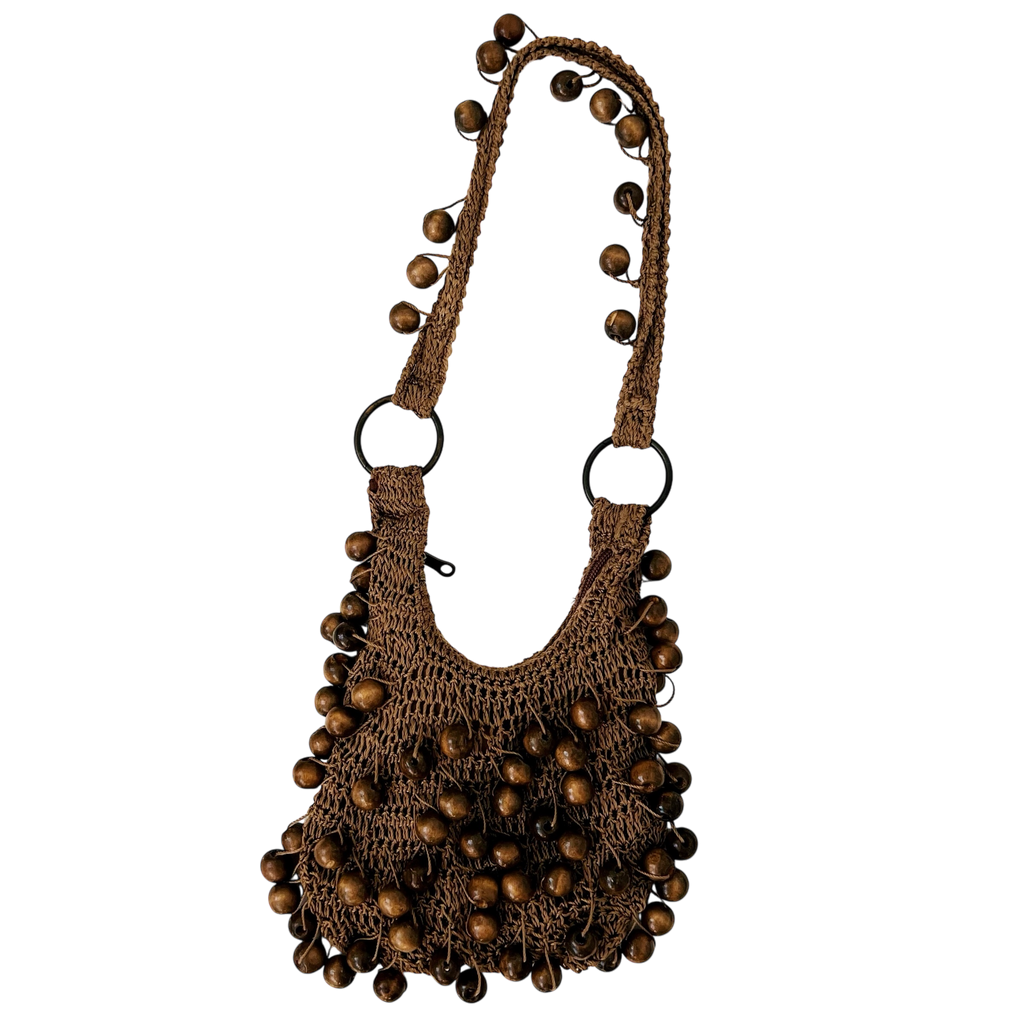 Heavily Beaded Crochet Purse