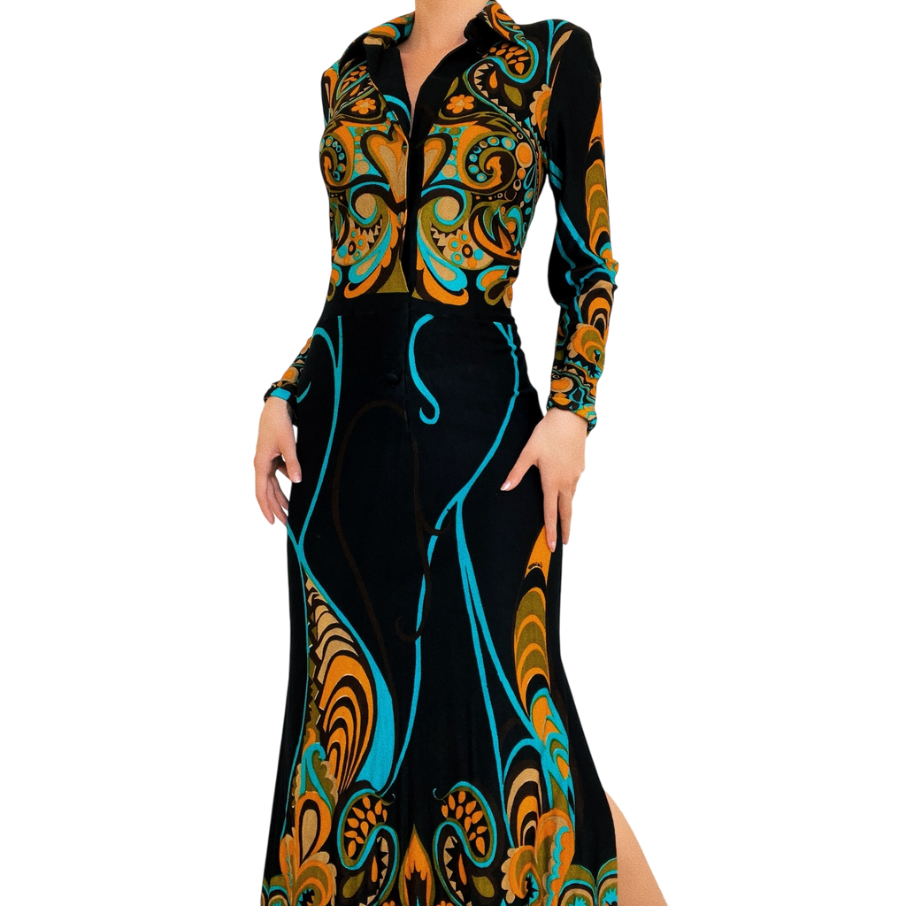 70s Handmade Maxi Dress (XS/S)