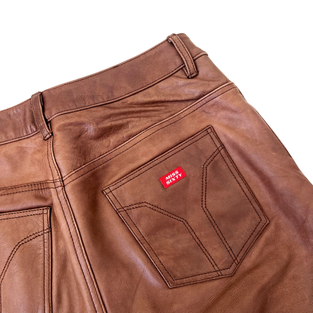 Miss Sixty Leather Pants (M)