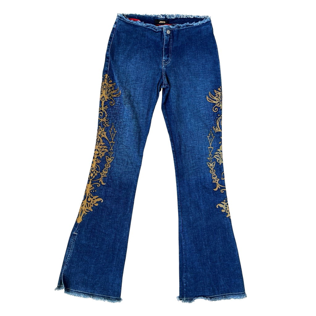 JNCO Embellished Flare Jeans (M)