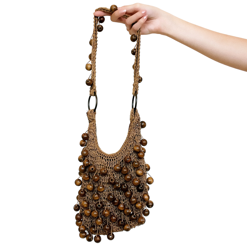 Heavily Beaded Crochet Purse