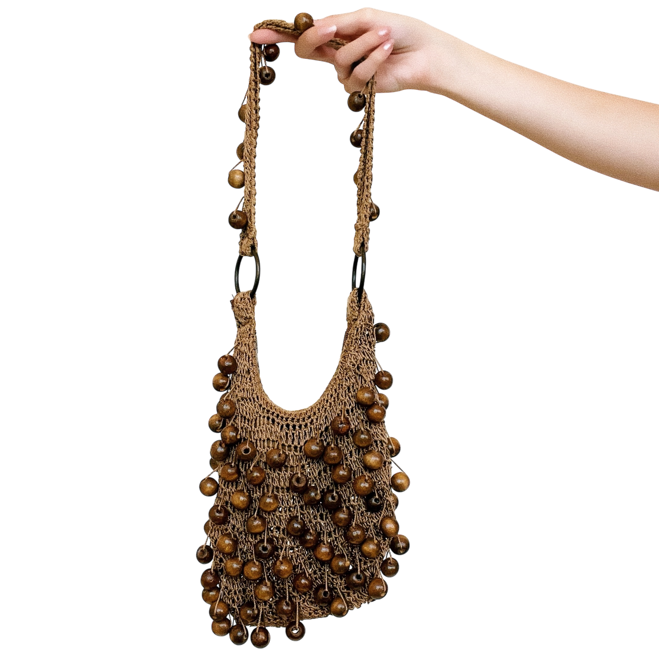 Heavily Beaded Crochet Purse